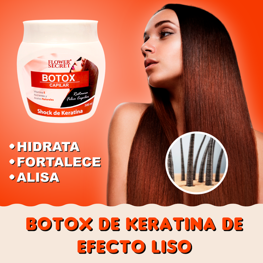 Botox Capilar Shock de Keratina | Alisado Perfecto en Minutos